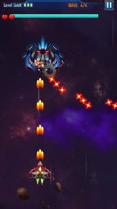 Space attack infinity air force shooting