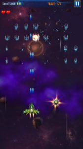 Space attack infinity air force shooting