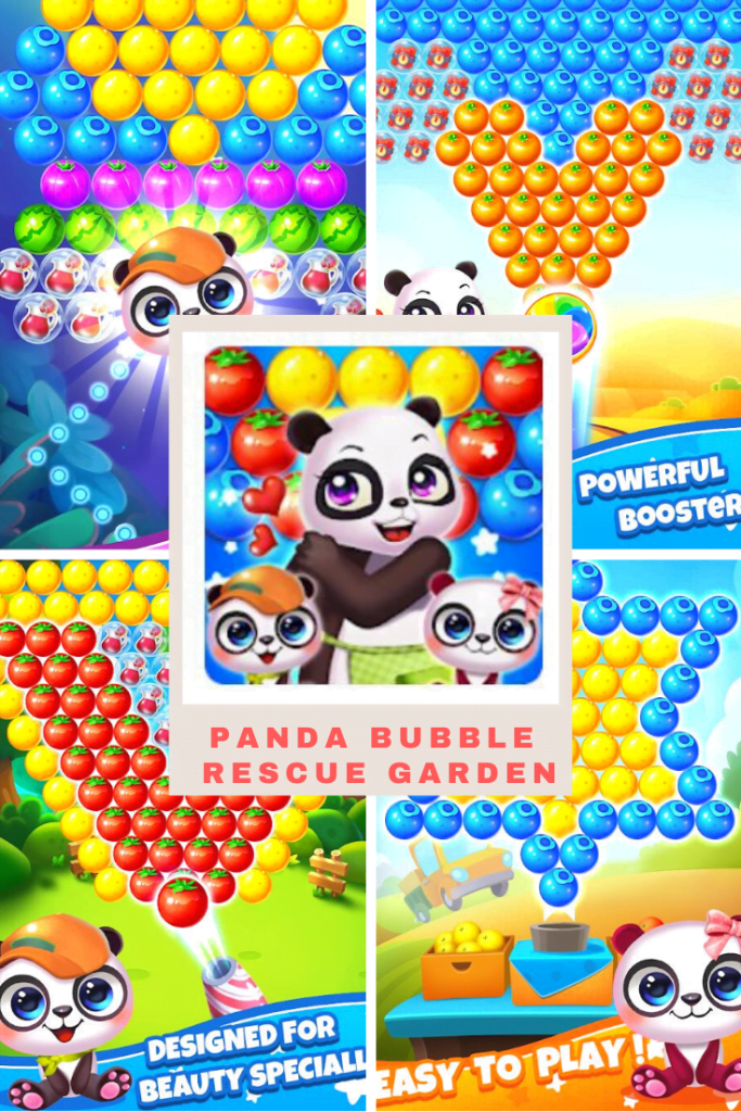 Panda Bubble Rescue Garden