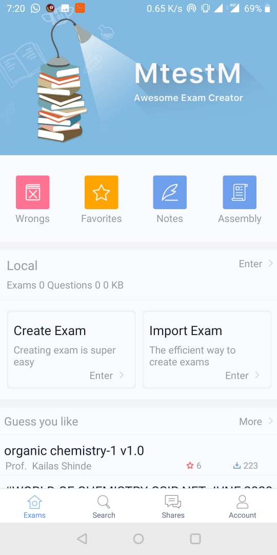 MTestM: Create your own exams and tests