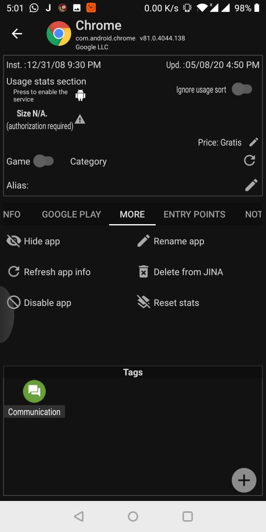 jina app features