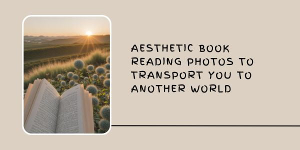 Aesthetic Book Reading Photos to Transport You to Another World