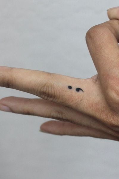 Semicolon Tattoo