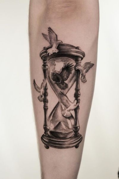 Hourglass Tattoo