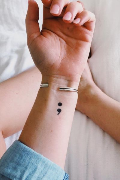 Semicolon Tattoo