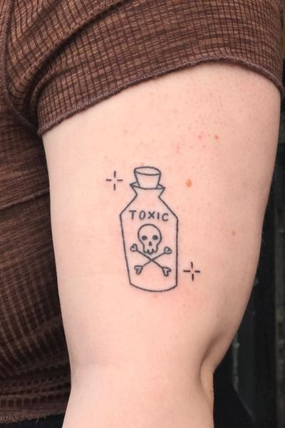 Poison Bottle tattoo