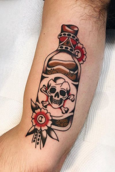 Poison Bottle tattoo