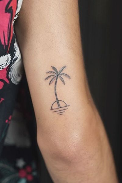 Palm Tree Tattoo