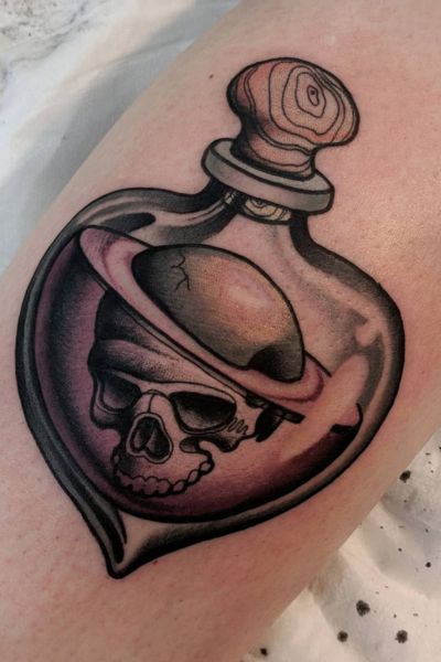 Poison Bottle tattoo