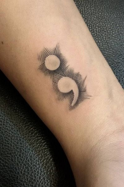 Semicolon Tattoo