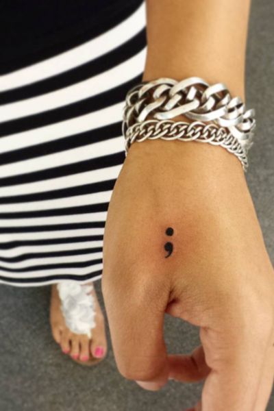 Semicolon Tattoo