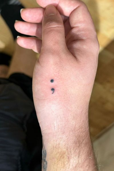 Semicolon Tattoo