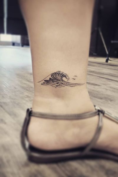 Ocean Wave Tattoo