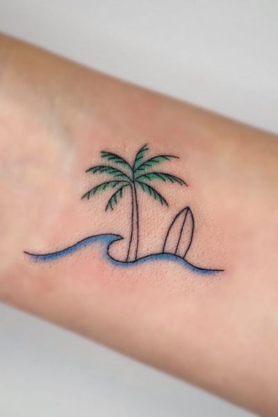 Palm Tree Tattoo