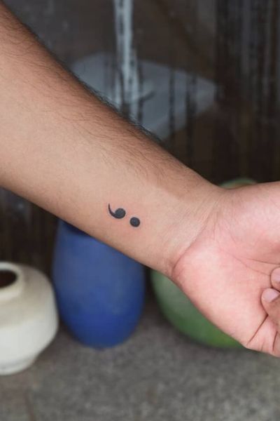 Semicolon Tattoo