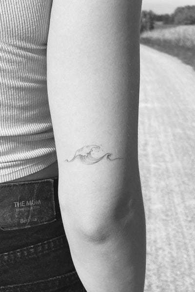 Ocean Wave Tattoo