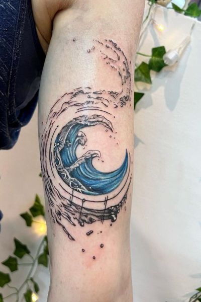 Ocean Wave Tattoo