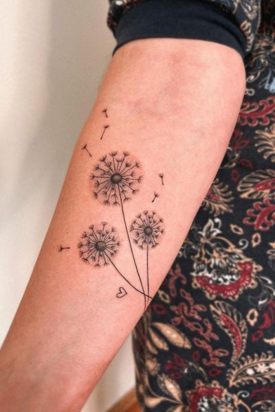 Dandelion Tattoos