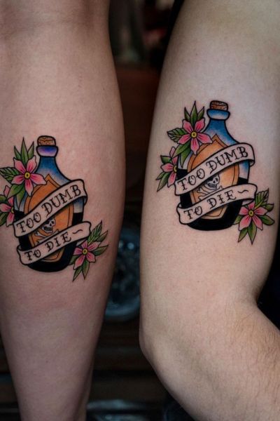 Poison Bottle tattoo