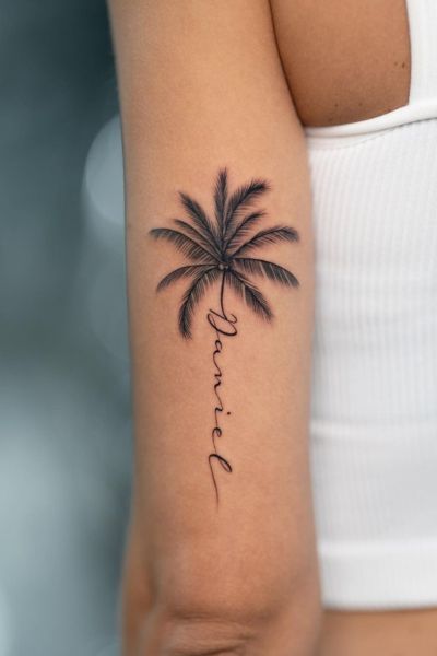 Palm Tree Tattoo