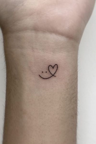 Mini Heart Tattoo