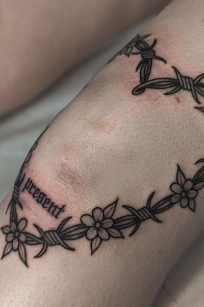 barbed wire Tattoo 