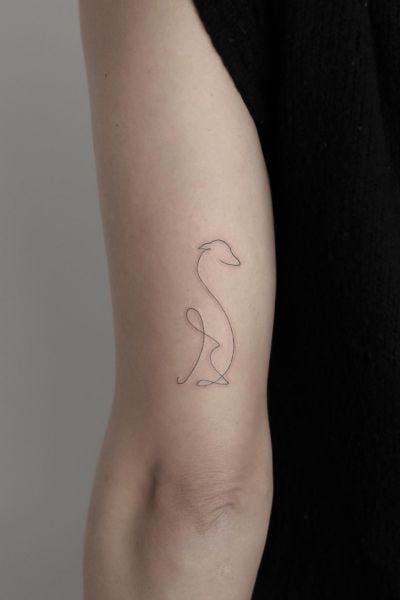 Single Line Tattoo