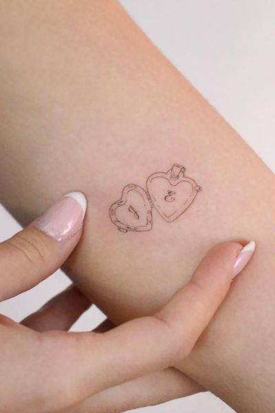 Mini Heart Tattoo