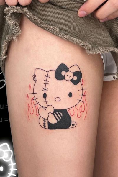 Hello Kitty Tattoo