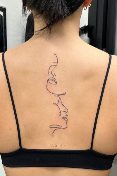 Single Line Tattoo