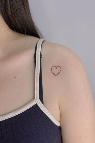 Mini Heart Tattoo