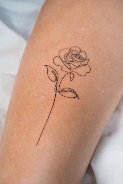 Single Line Tattoo