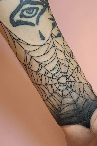 Spider Web Tattoo