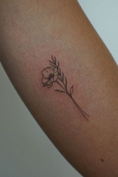 Poppy Flower Tattoo