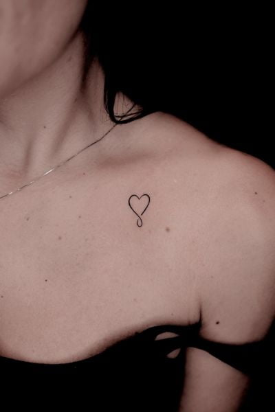 Mini Heart Tattoo