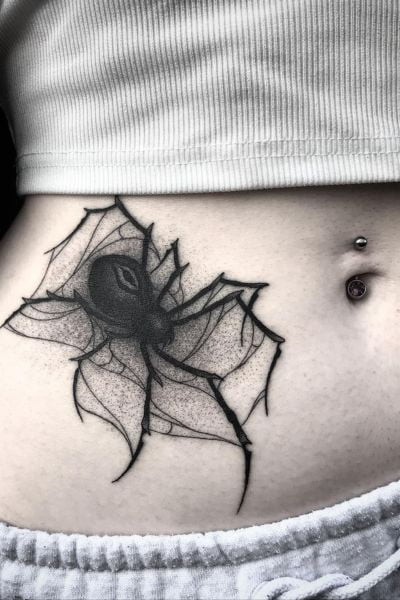 Spider Web Tattoo