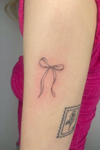 Ribbon Tattoo