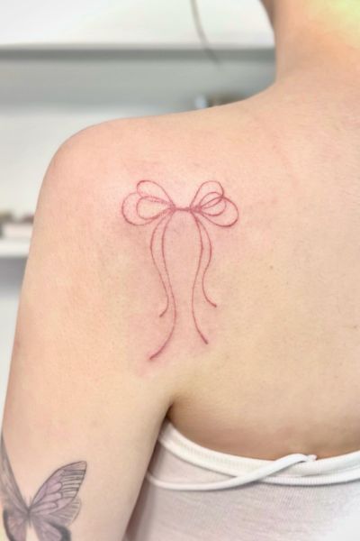 Ribbon Tattoo