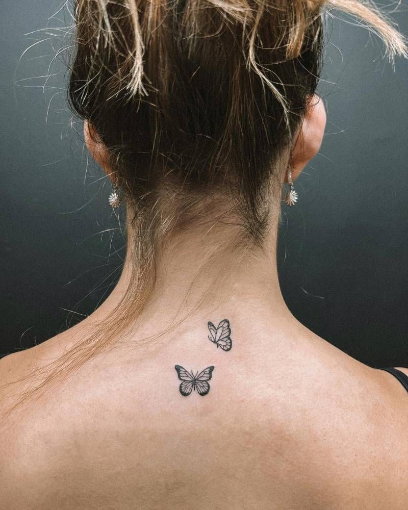 nape tattoo