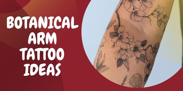 botanical arm tattoo IDEAS