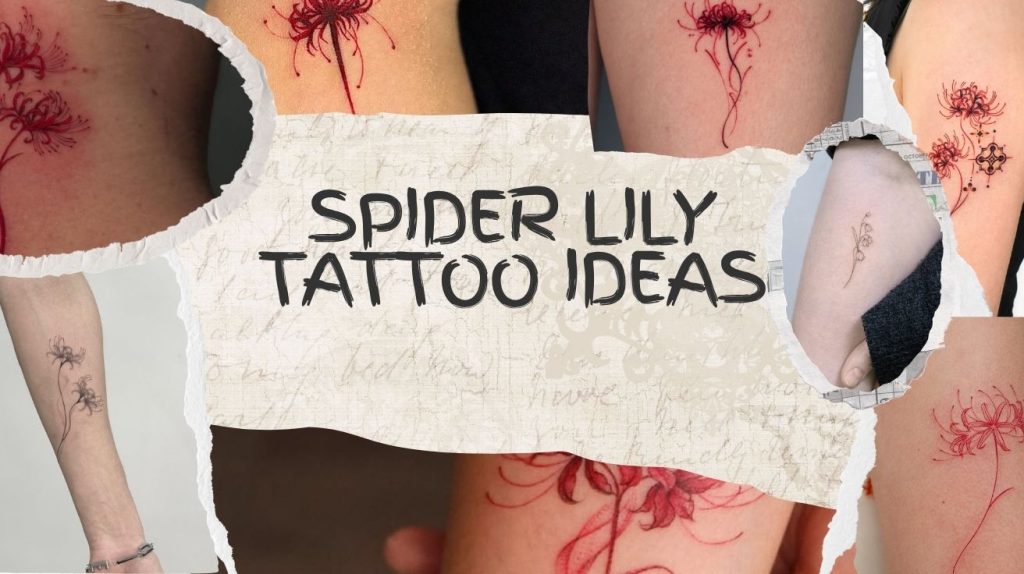 spider lily tattoo ideas